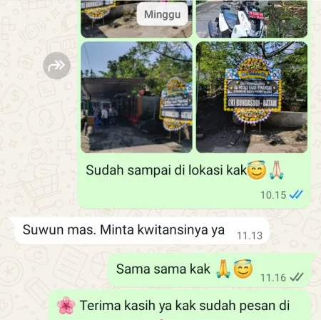 Pengiriman Papan Bunga Duka Tanggan Gesi
